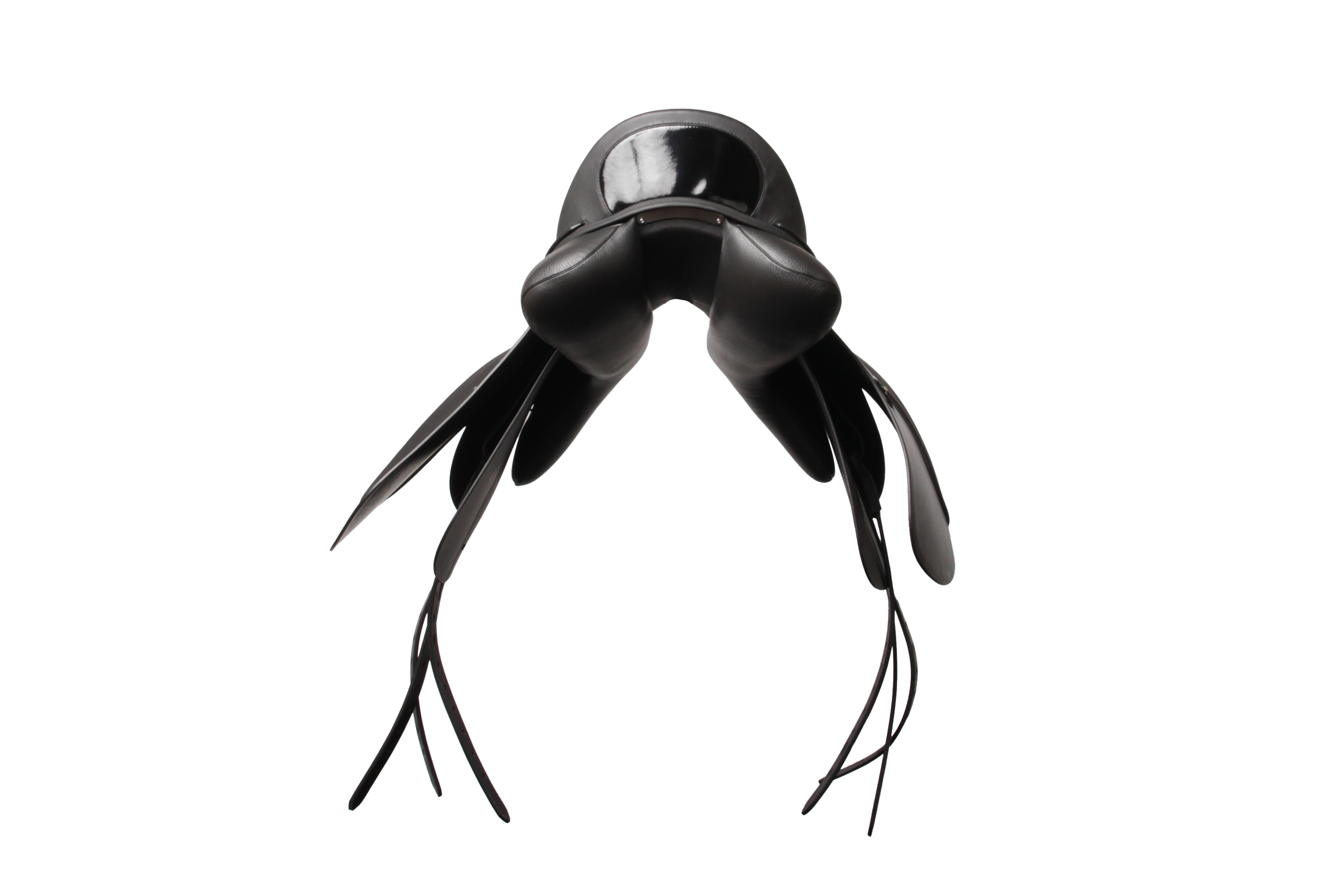 Scythia Dressursattel Aras Schwarz Lack